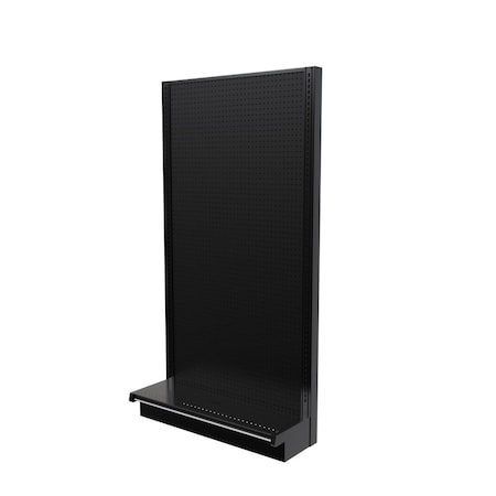 Lozier Gondola Wall Display Starter, Black 36W 72H 13D P373S-ST